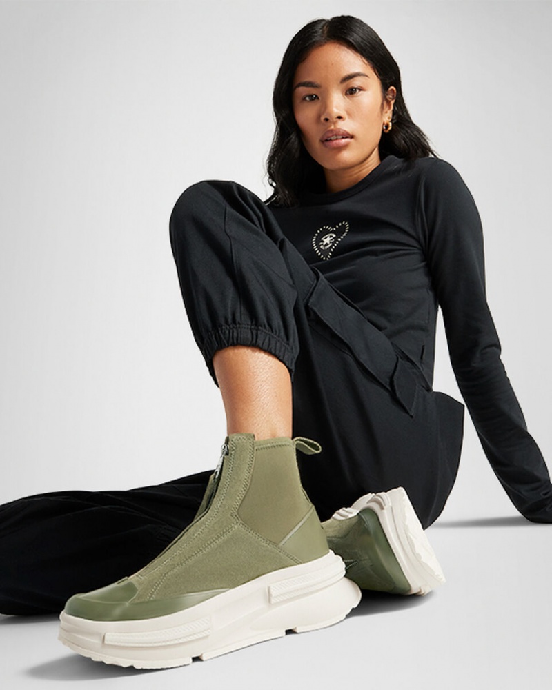 Converse Run Star Legacy Chelsea CX Platform Mocka Utility / Egret / Egret | 761BMOYVU