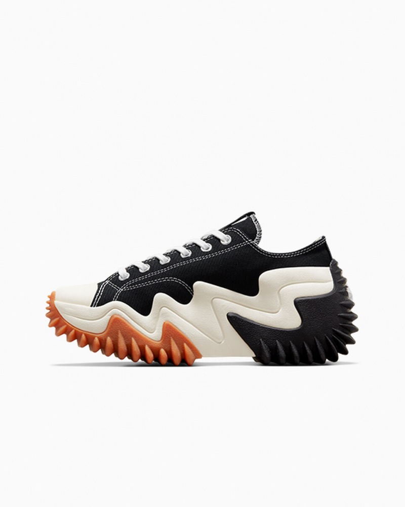Converse Run Star Motion CX Platform Svarta Vita | 509WTNJHG