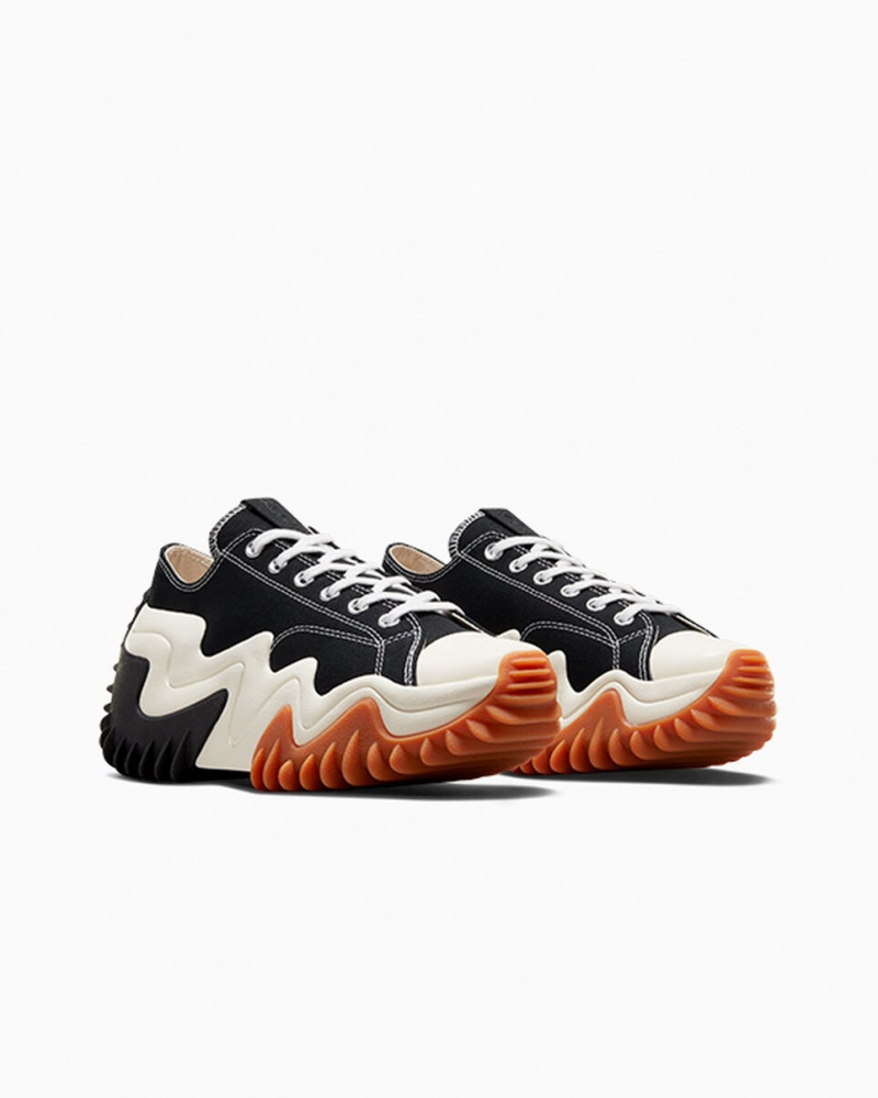 Converse Run Star Motion CX Platform Svarta Vita | 509WTNJHG