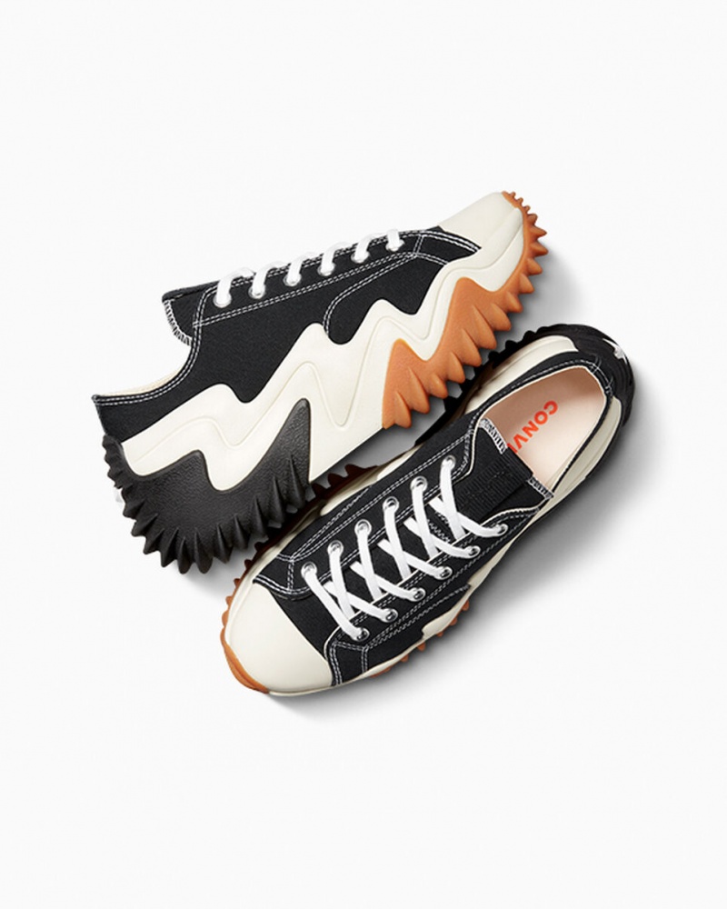 Converse Run Star Motion CX Platform Svarta Vita | 509WTNJHG