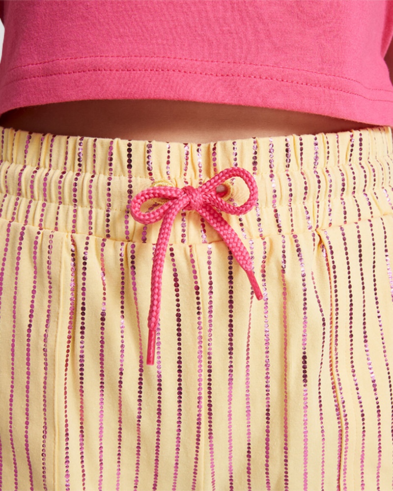 Converse Shine High Rise Shorts Sunny Oasis | 692BYPDFE