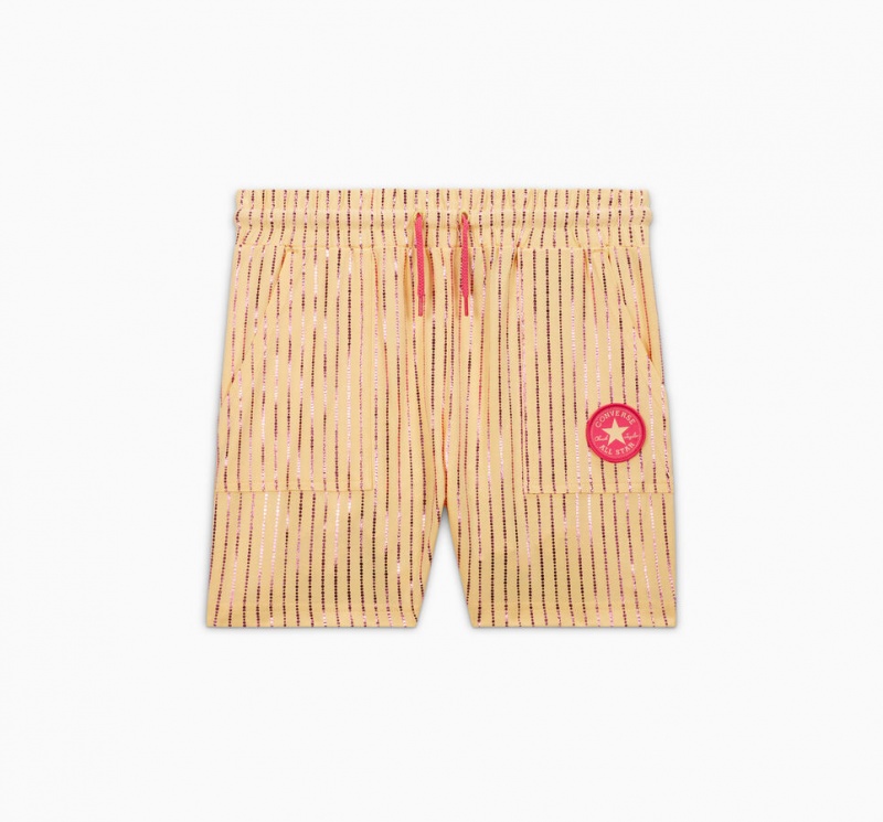 Converse Shine High Rise Shorts Sunny Oasis | 692BYPDFE