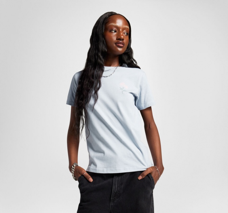 Converse Spring Blooms T-Shirt Grå | 482BKJTRZ