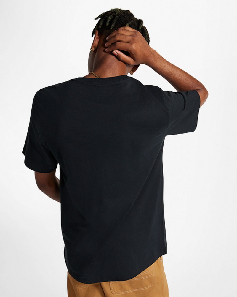 Converse Star Chevron Camo T-Shirt Svarta | 814METLUG