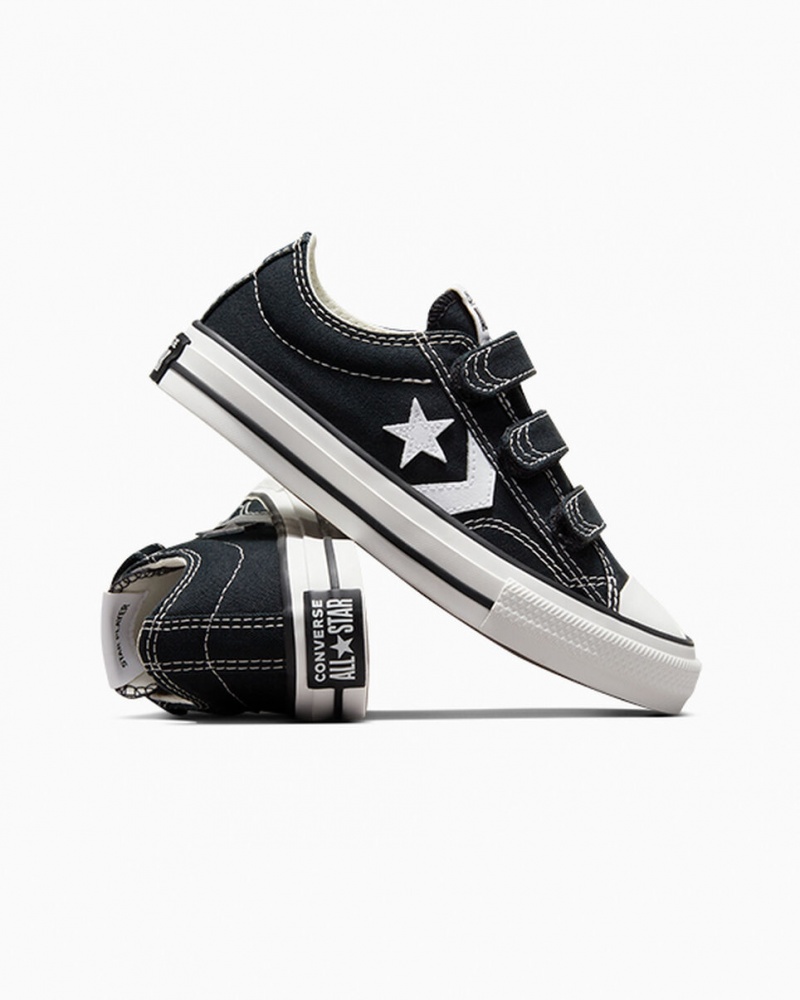Converse Star Player 76 Easy-On Svarta Vita | 164KJXEYW