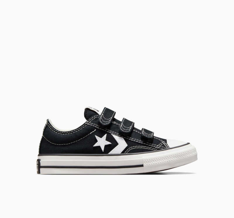 Converse Star Player 76 Easy-On Svarta Vita | 164KJXEYW