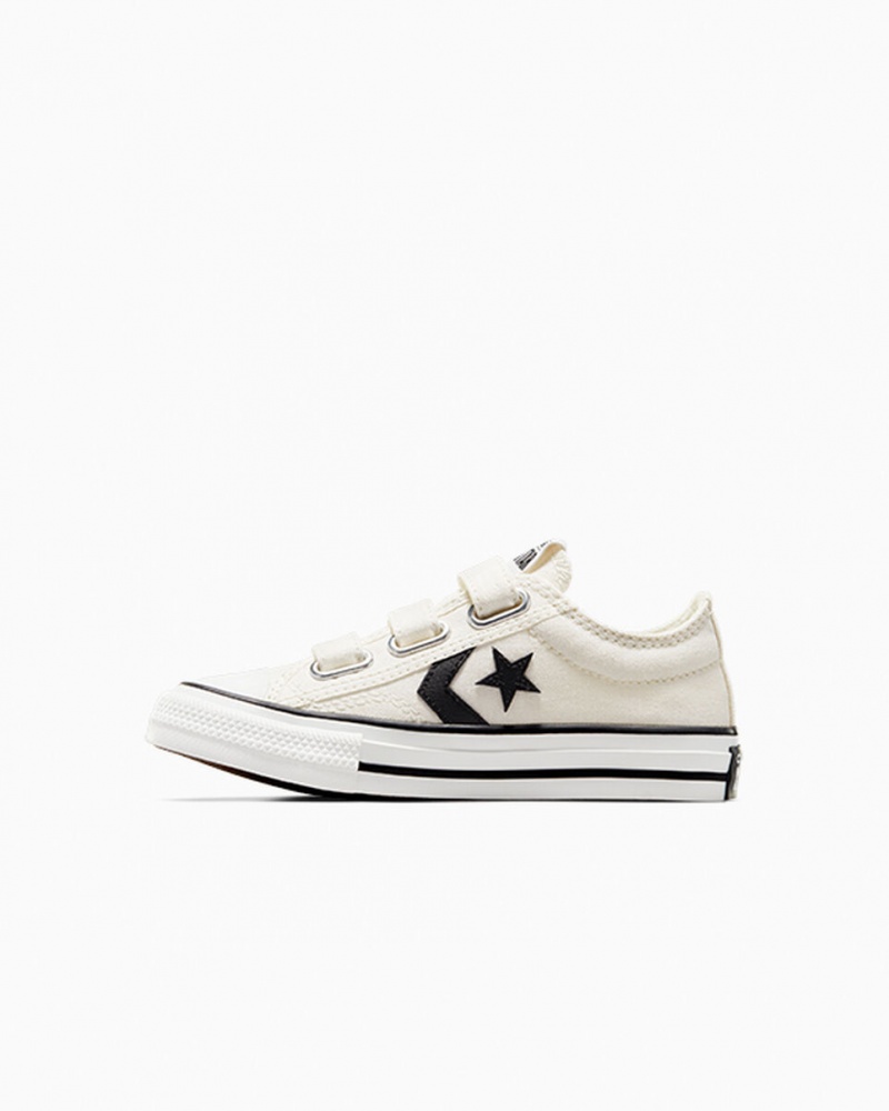 Converse Star Player 76 Easy-On Vita Svarta | 879QBEMGY