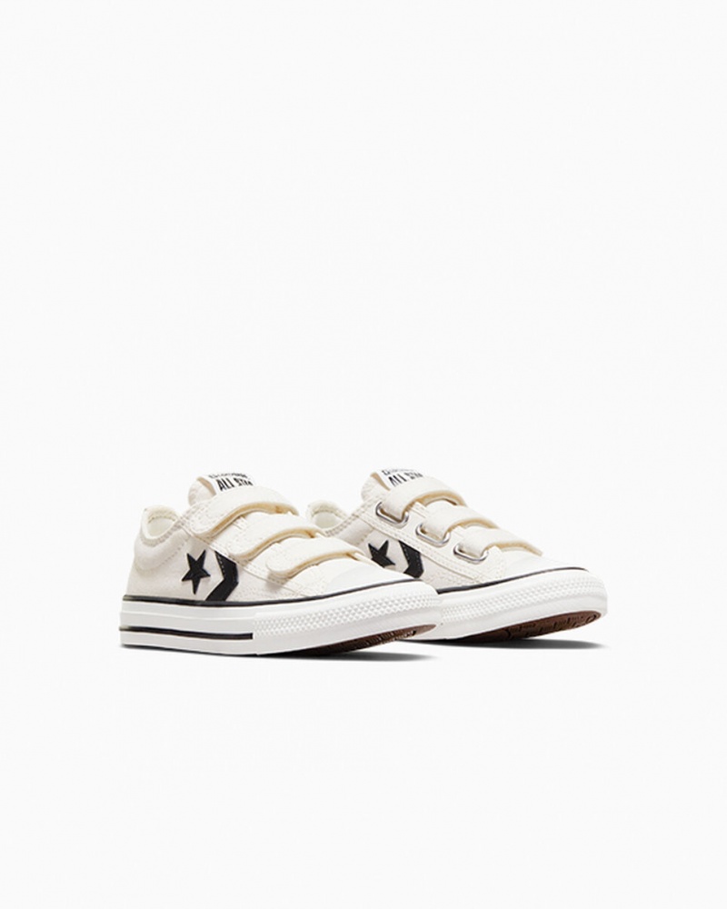 Converse Star Player 76 Easy-On Vita Svarta | 879QBEMGY