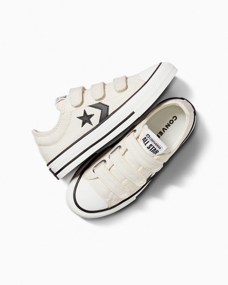 Converse Star Player 76 Easy-On Vita Svarta | 879QBEMGY