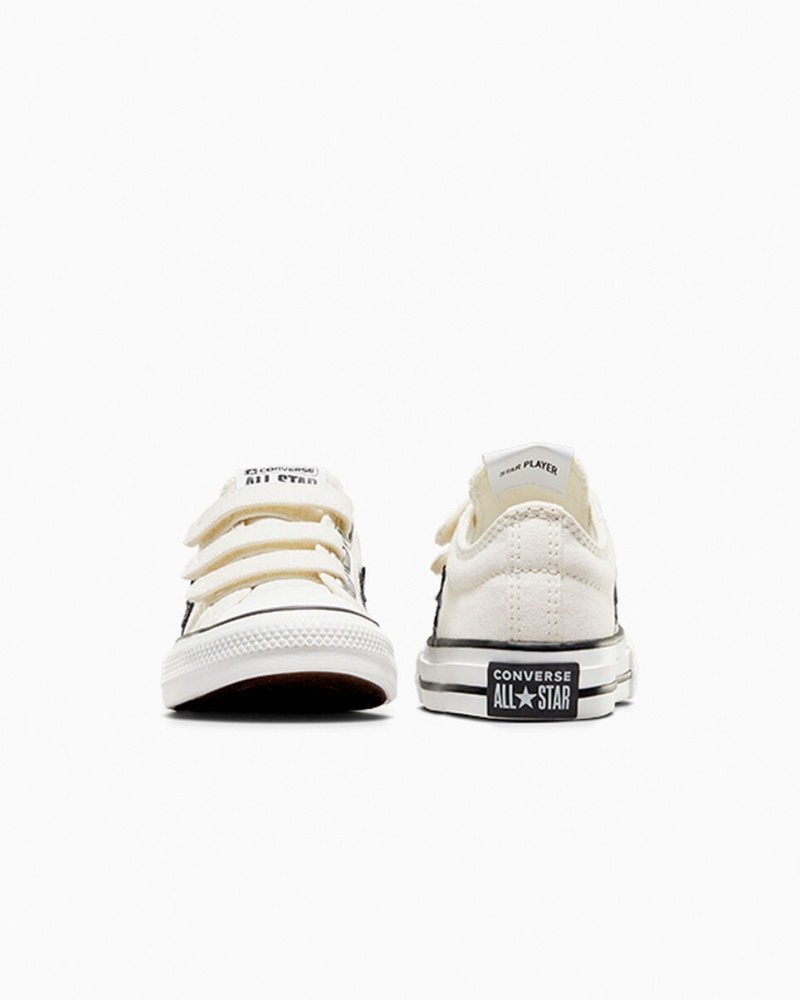 Converse Star Player 76 Easy-On Vita Svarta | 879QBEMGY