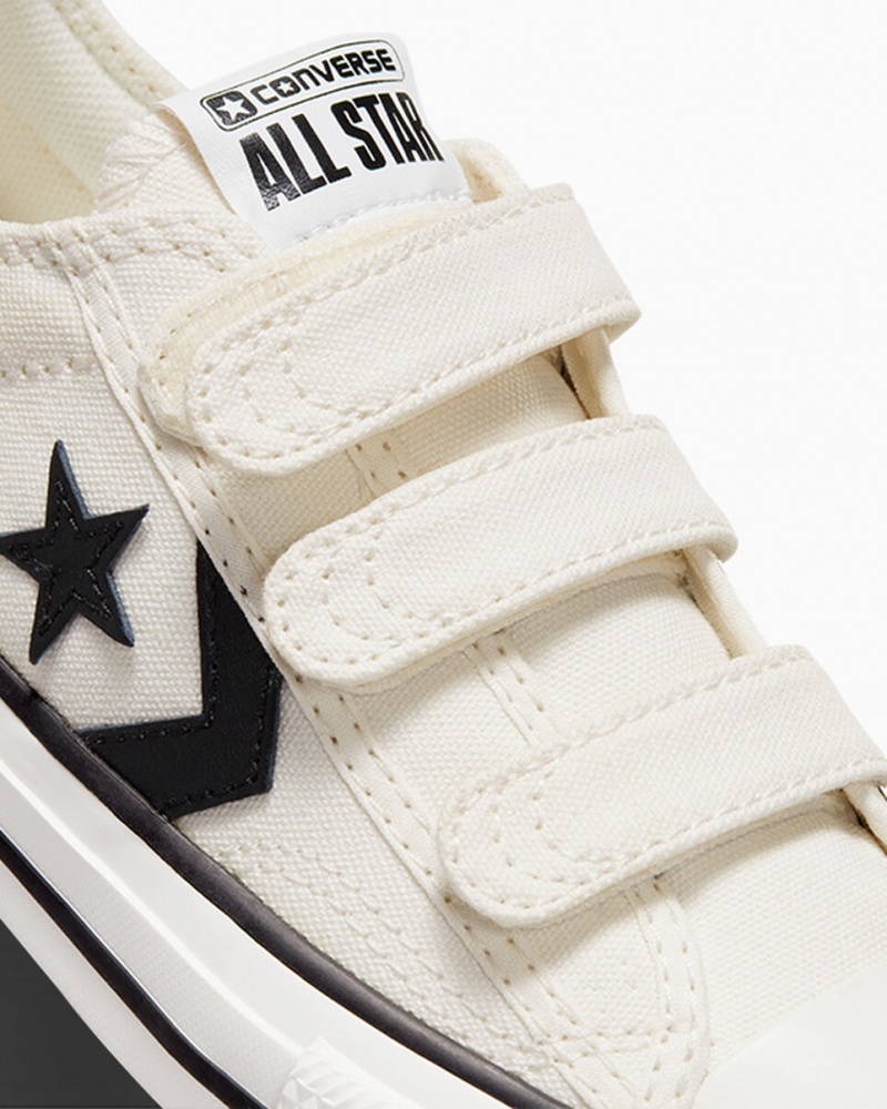 Converse Star Player 76 Easy-On Vita Svarta | 879QBEMGY