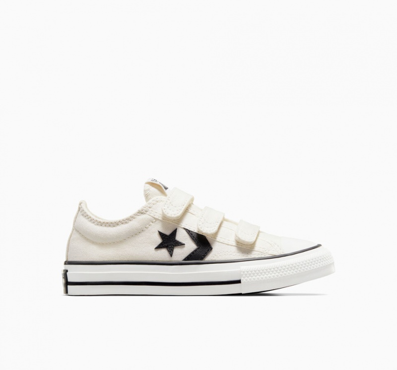 Converse Star Player 76 Easy-On Vita Svarta | 879QBEMGY