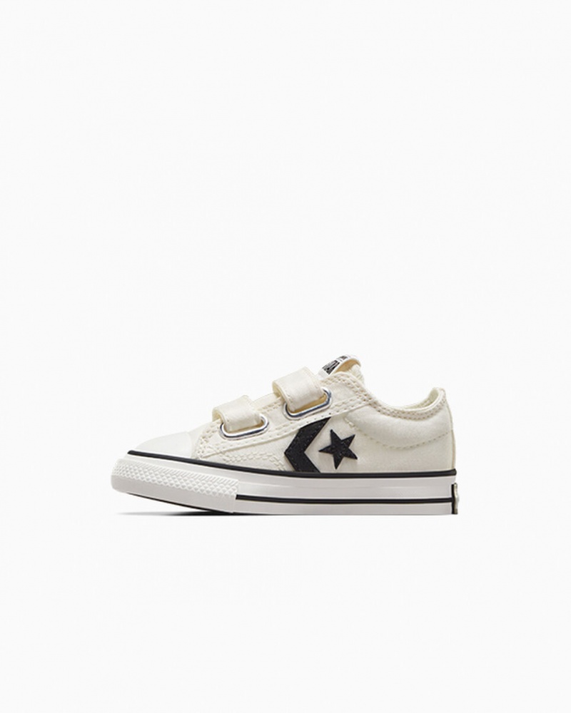 Converse Star Player 76 Easy-On Vita Svarta | 961OTISJY