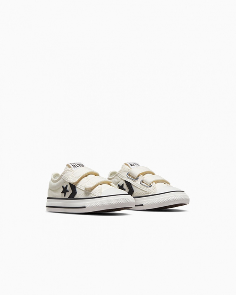 Converse Star Player 76 Easy-On Vita Svarta | 961OTISJY