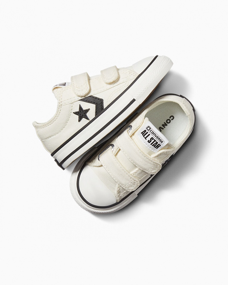 Converse Star Player 76 Easy-On Vita Svarta | 961OTISJY