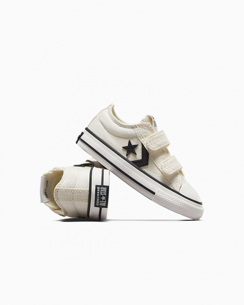 Converse Star Player 76 Easy-On Vita Svarta | 961OTISJY