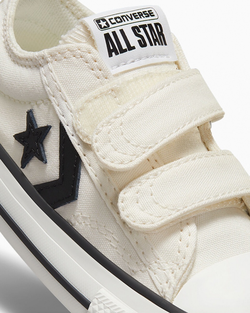Converse Star Player 76 Easy-On Vita Svarta | 961OTISJY