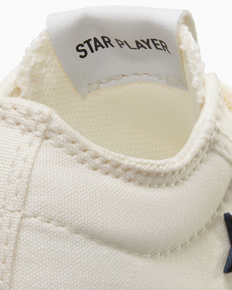 Converse Star Player 76 Easy-On Vita Svarta | 961OTISJY