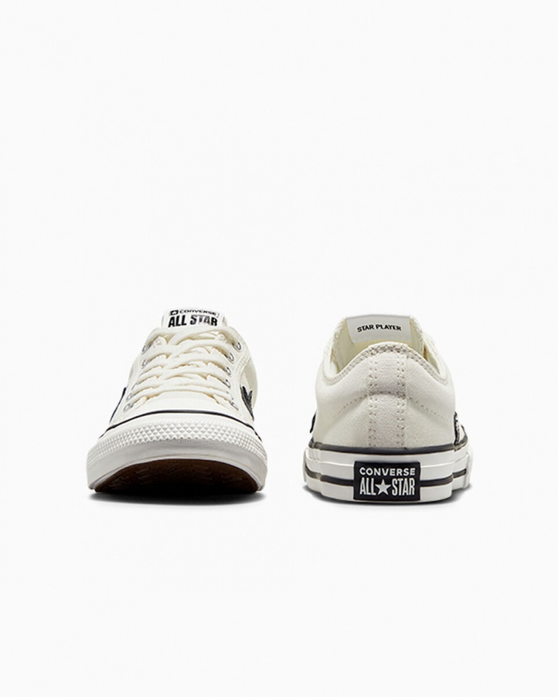 Converse Star Player 76 Vita Svarta | 450IZNUQV