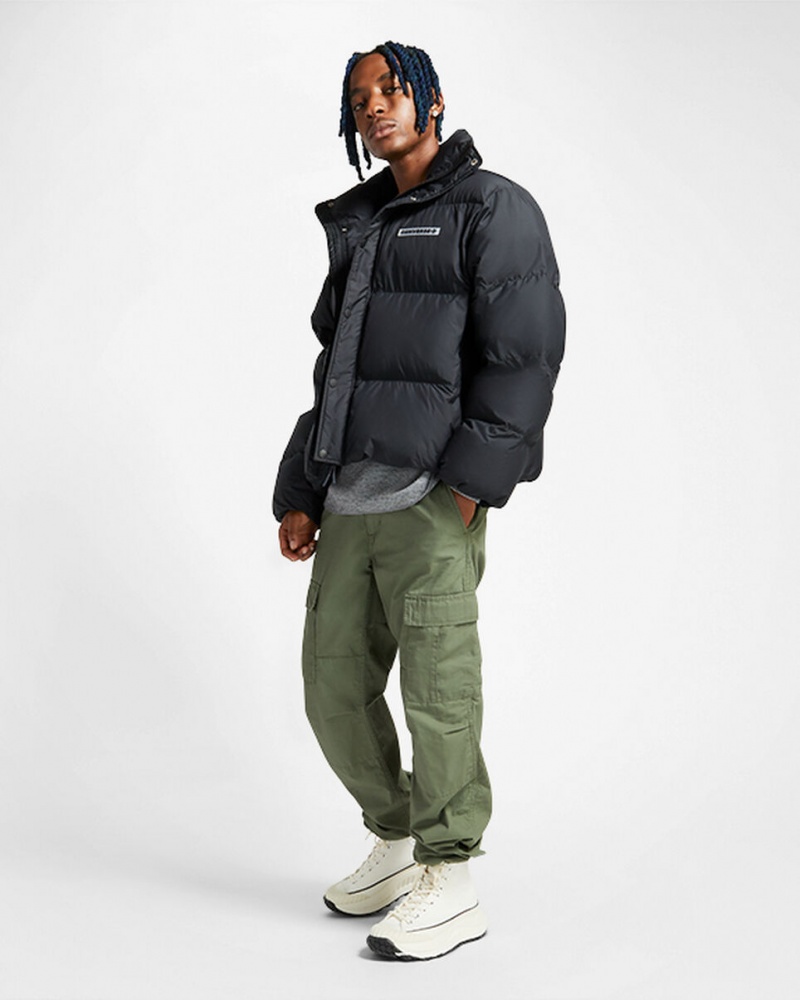 Converse Super Puffer Vadderad Jacket Svarta | 107GPRQEK