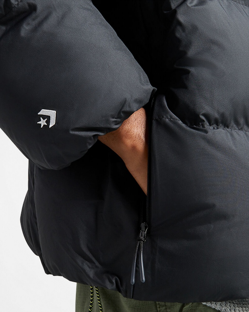 Converse Super Puffer Vadderad Jacket Svarta | 107GPRQEK