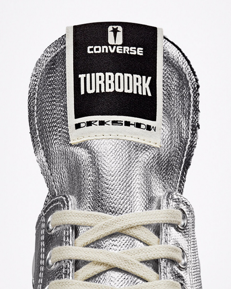 Converse TURBODRK Chuck 70 Silver Svarta | 306CAQVKD