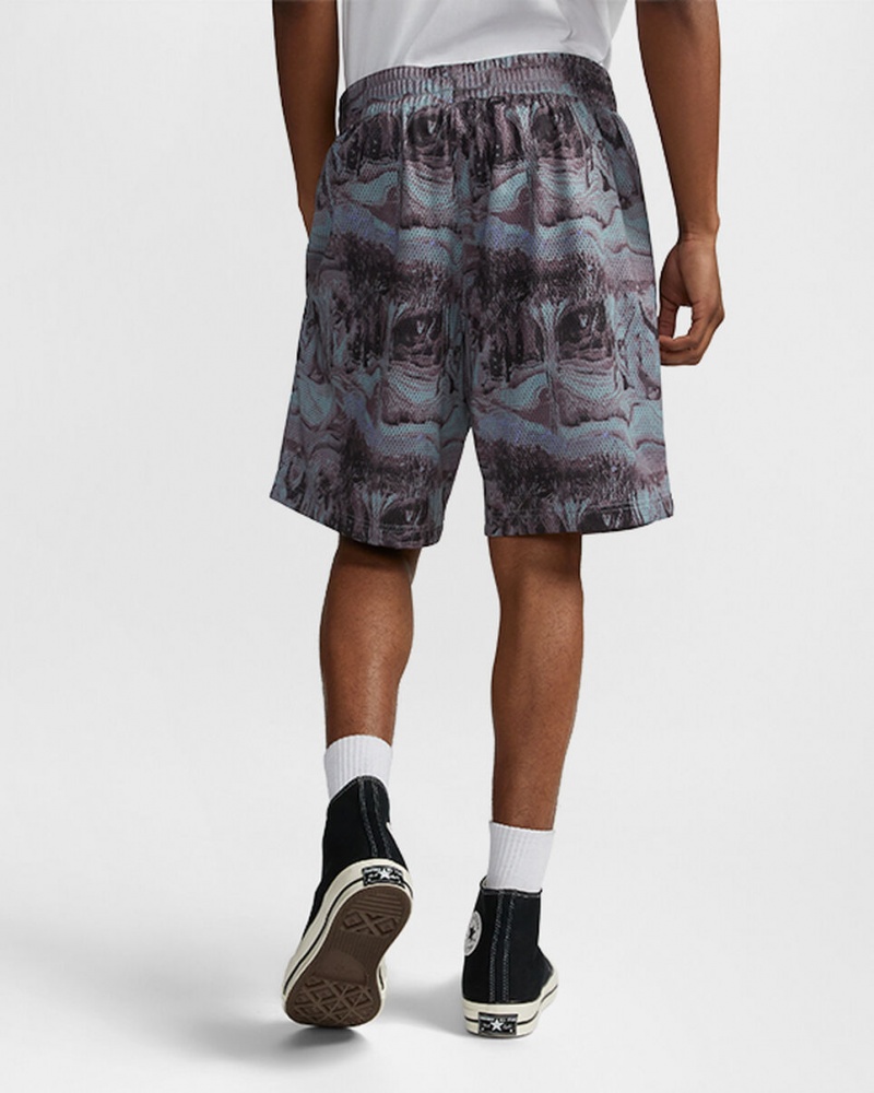 Converse Tie Dye Tryck Korta Grå | 926LWSKVP