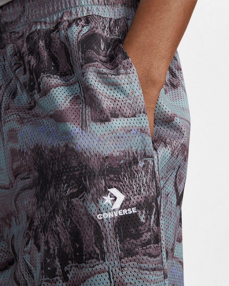 Converse Tie Dye Tryck Korta Grå | 926LWSKVP
