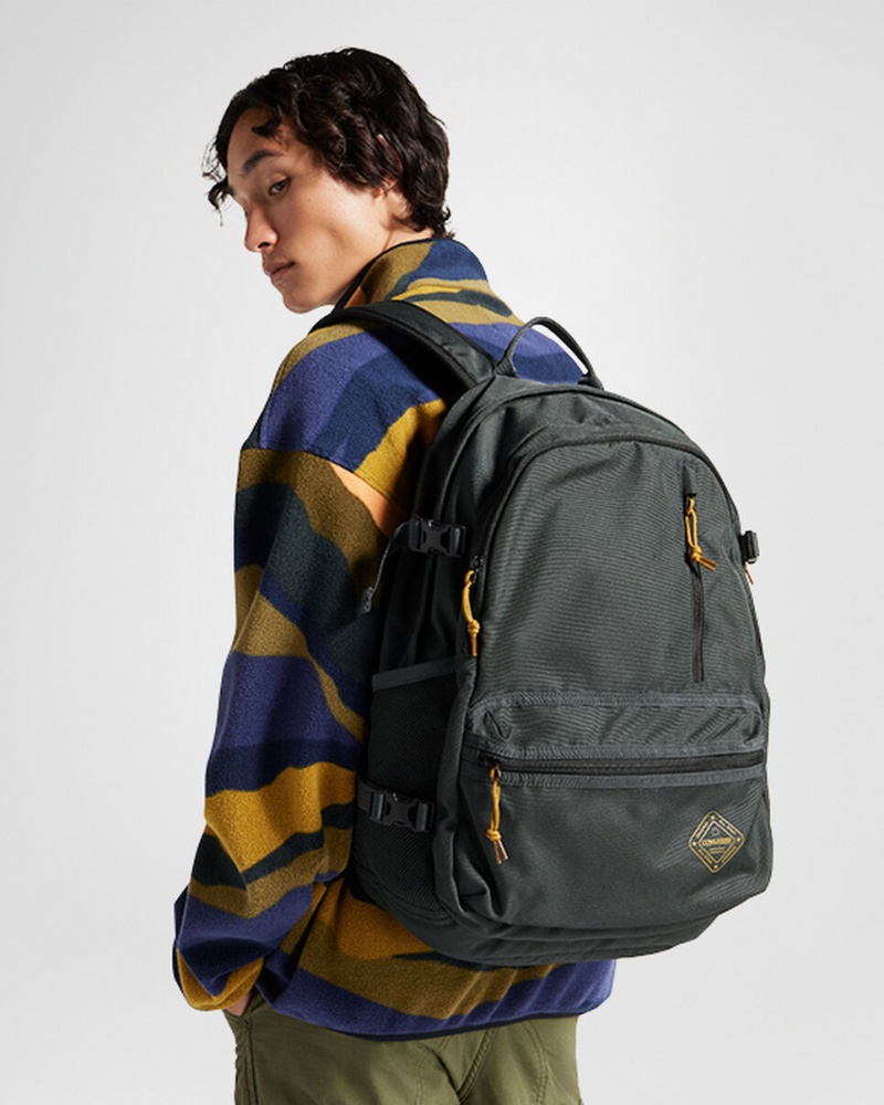 Converse Tryck Hetero Edge Backpack Gröna | 427PTJWMF