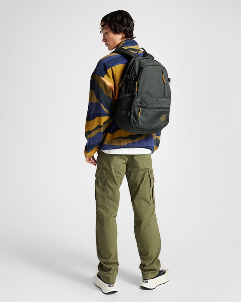 Converse Tryck Hetero Edge Backpack Gröna | 427PTJWMF