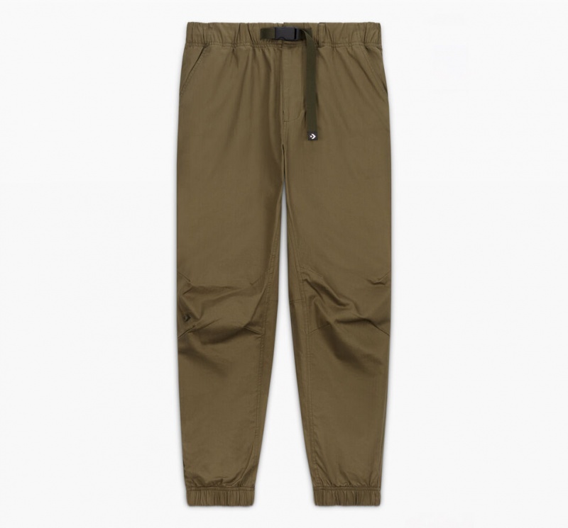 Converse Woven Utility Jogger Khaki | 417IXGFVZ 