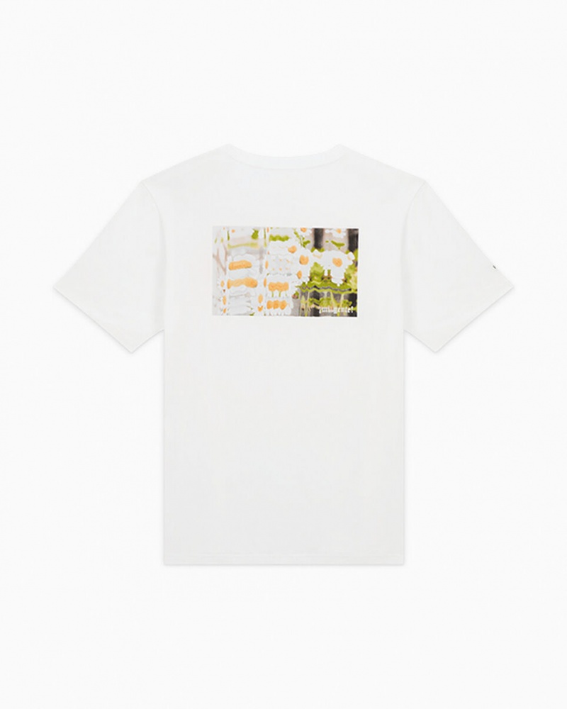 Converse ¡Mi Gente! Korta Sleeve T-Shirt Vita | 063IOYFZG